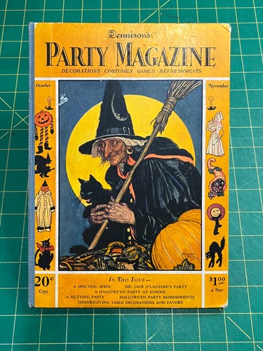 Vtg halloween 1928 dennison - vtg,